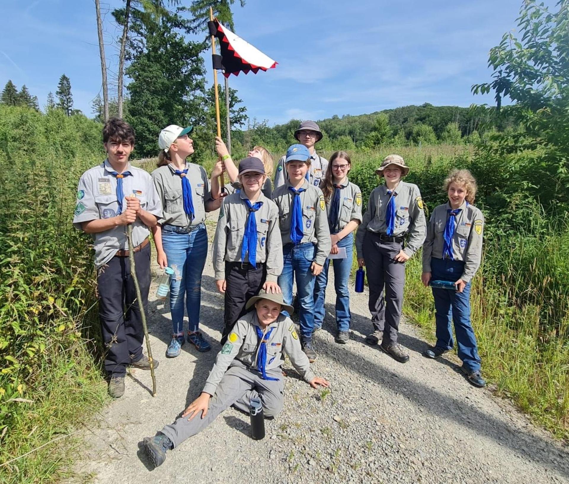 Im Reinhardswald: Die Pfadfinder. (Foto: privat)