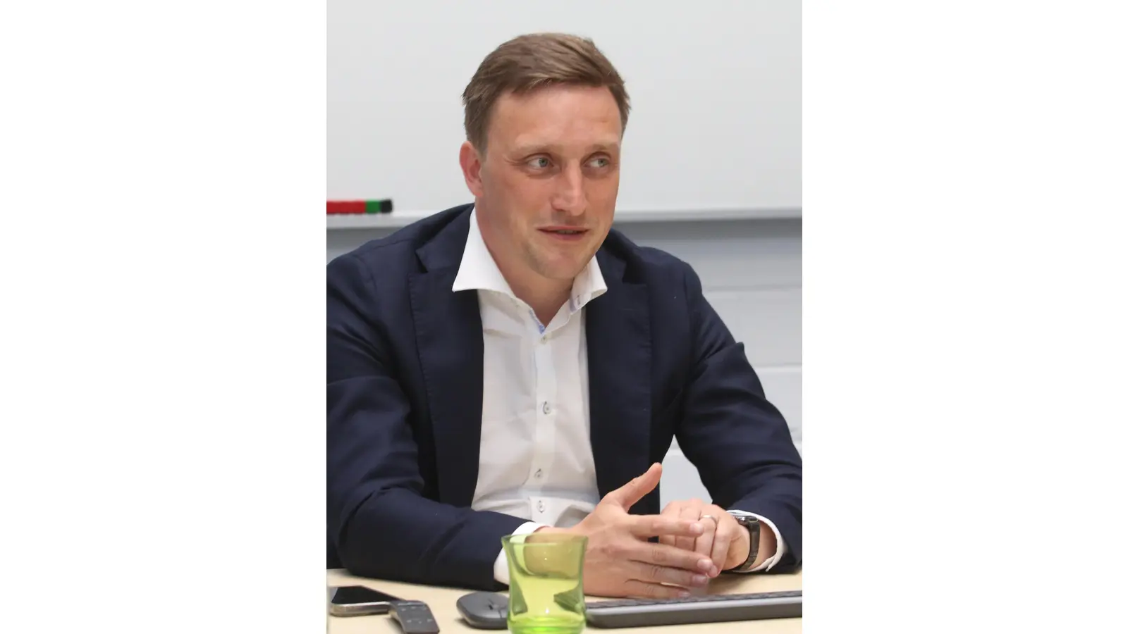 Der Vorsitzende der CDU-Niedersachsen Sebastian Lechner betont die Notwendigkeit, den Landesanteil an den Personalkosten in den Kitas zu erhöhen. (Foto: Borchers, Bastian)