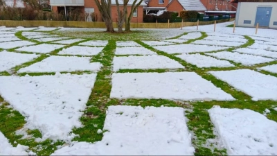 Der Schnee macht die Aufteilungsvorschläge deutlich. (Foto: gk)