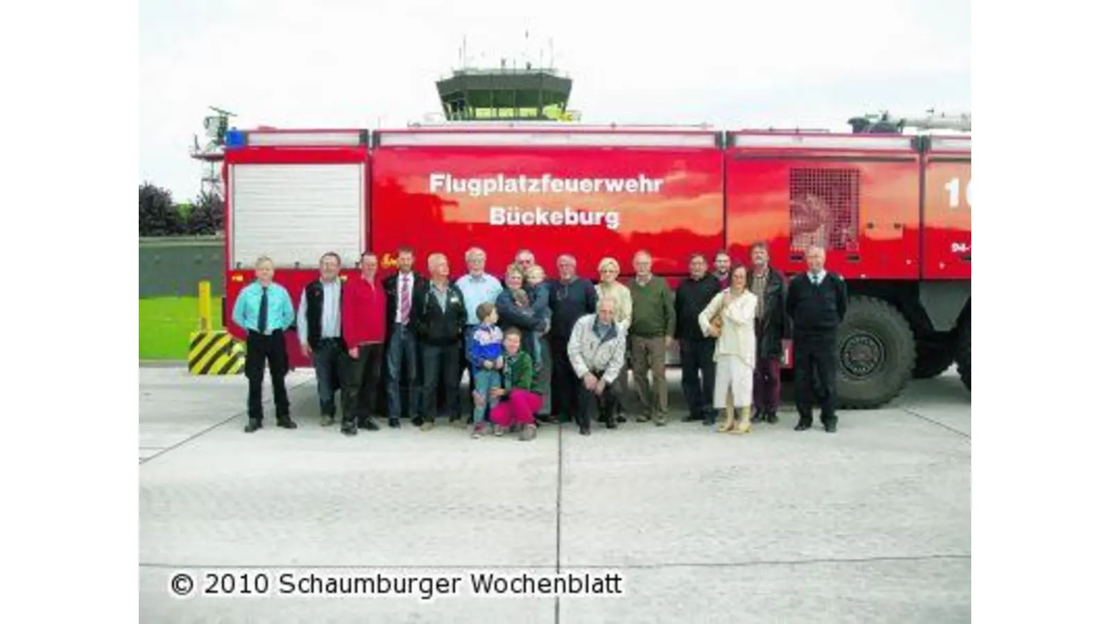 SPD-Ortsverein besucht die Flugplatzfeuerwehr (Foto: red)