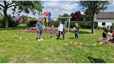 Der neugestaltete Spielplatz am Dorfgemeinscaftshaus. (Foto: privat)