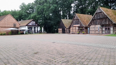 Ohne Veranstaltungen wenig einladend: Der Platz im Scheunenviertel. (Foto: wb)