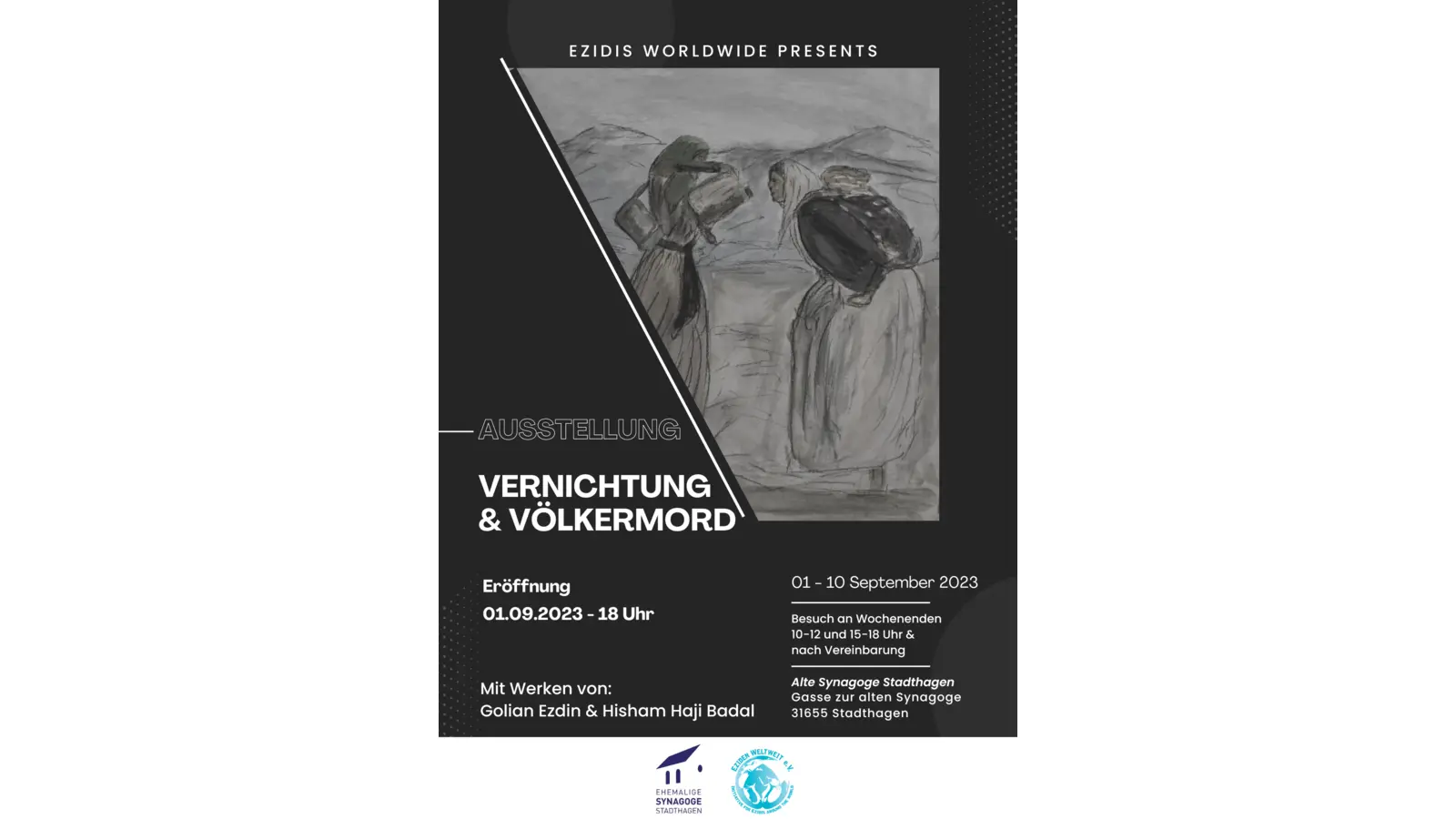 Am 1. September wird die Ausstellung „Vernichtung und Völkermord an den Eziden“ in Stadthagen eröffnet. 