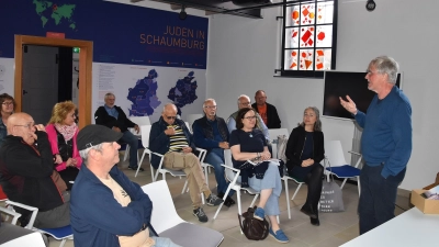 Andreas Kraus berichtet über die Geschichte der Juden und der ehemaligen Synagoge in Stadthagen. (Foto: privat)