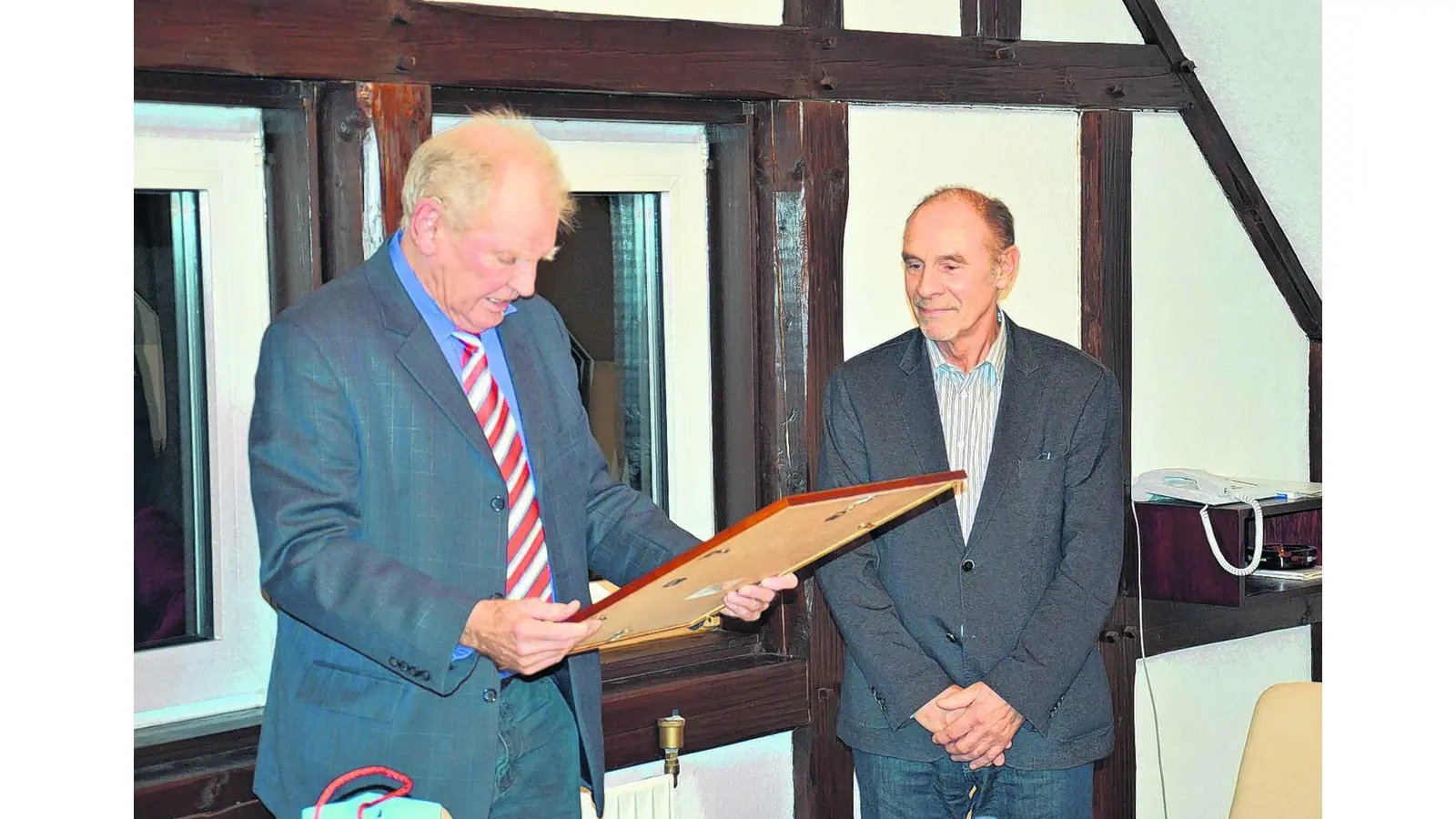 Hans-Otto Blume bleibt Bürgermeister in Lindhorst (Foto: red)