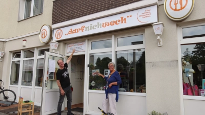 Ab Samstag geöffnet: Das Sozialkaufhaus „darfnichwech”. (Foto: tau)