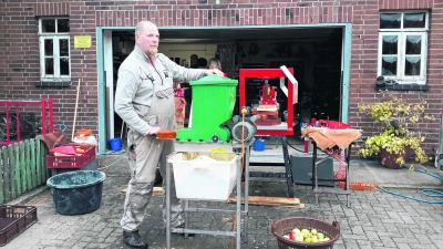 Rehrener pressen mehr als 3300 Liter Saft (Foto: jl)