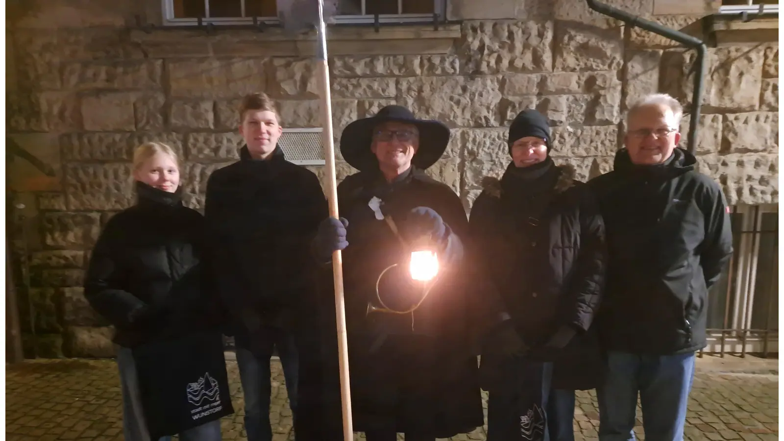 Der Nachtwächter mit der Familie Friehe.  (Foto: privat)