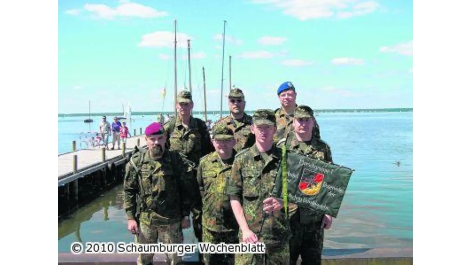 Marsch am Steinhuder Meer bei sommerlichen Temperaturen (Foto: red)