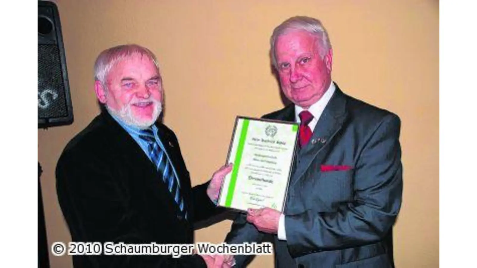 Dietrich Rühle zum Ehrenvorsitzenden ernannt (Foto: red)