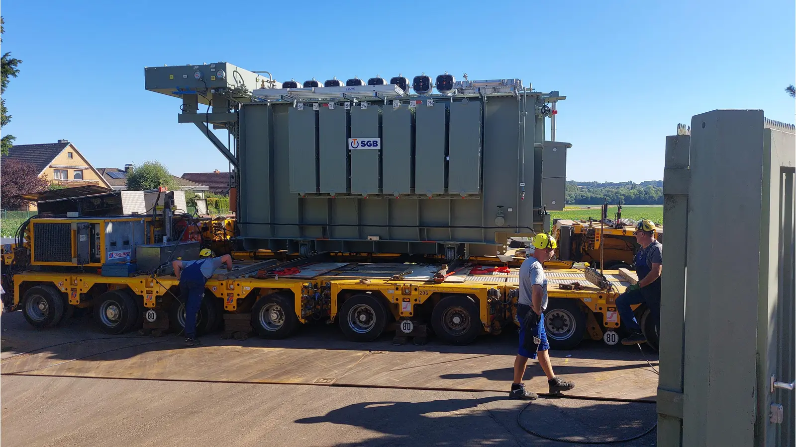 Ein weiterer Trafo wird im März 2023 geliefert. (Foto: privat)