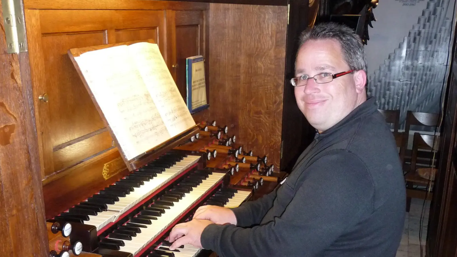 An der Orgel: Kai Kupschus. (Foto: privat)