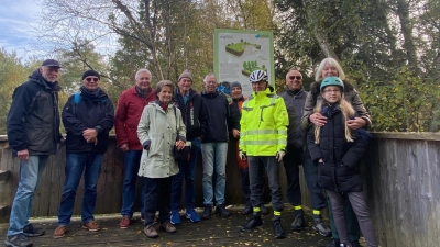 Auf Erkundungstour: Die Mitglieder des Vereins zum Erhalt des Steinhuder Meeres. (Foto: privat)