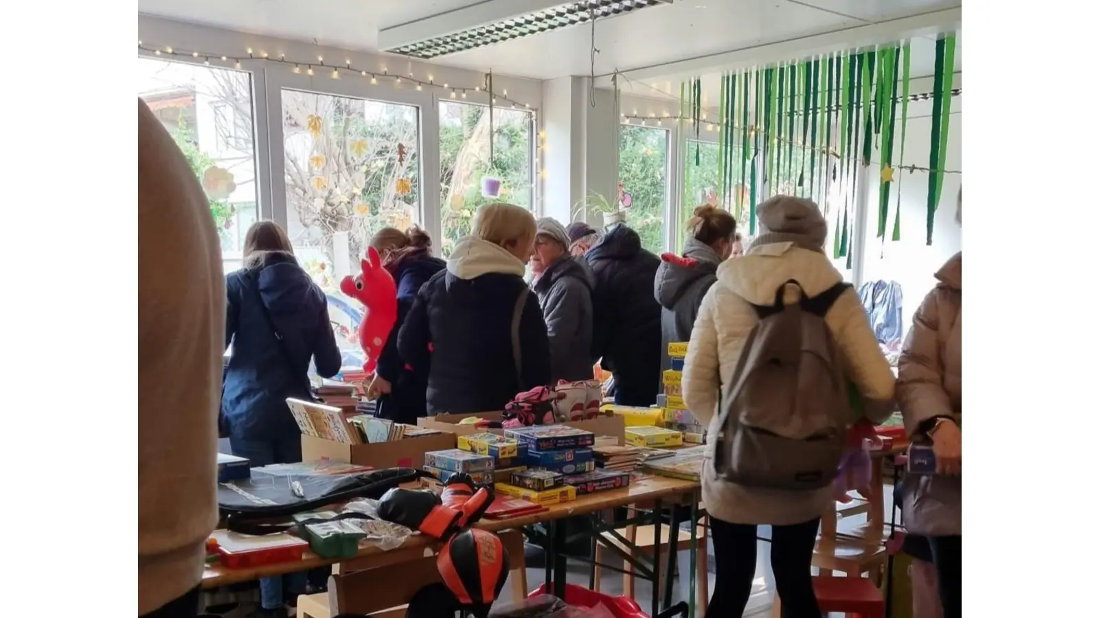 Der erste Spielzeugbasar war gut besucht. (Foto: privat)