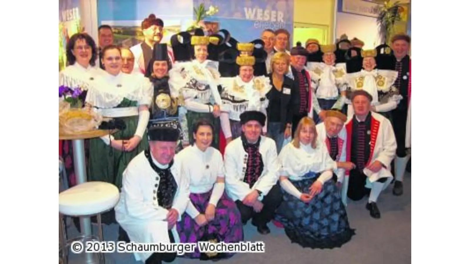 Schaumburger zeigen in der Hauptstadt Tracht (Foto: red)