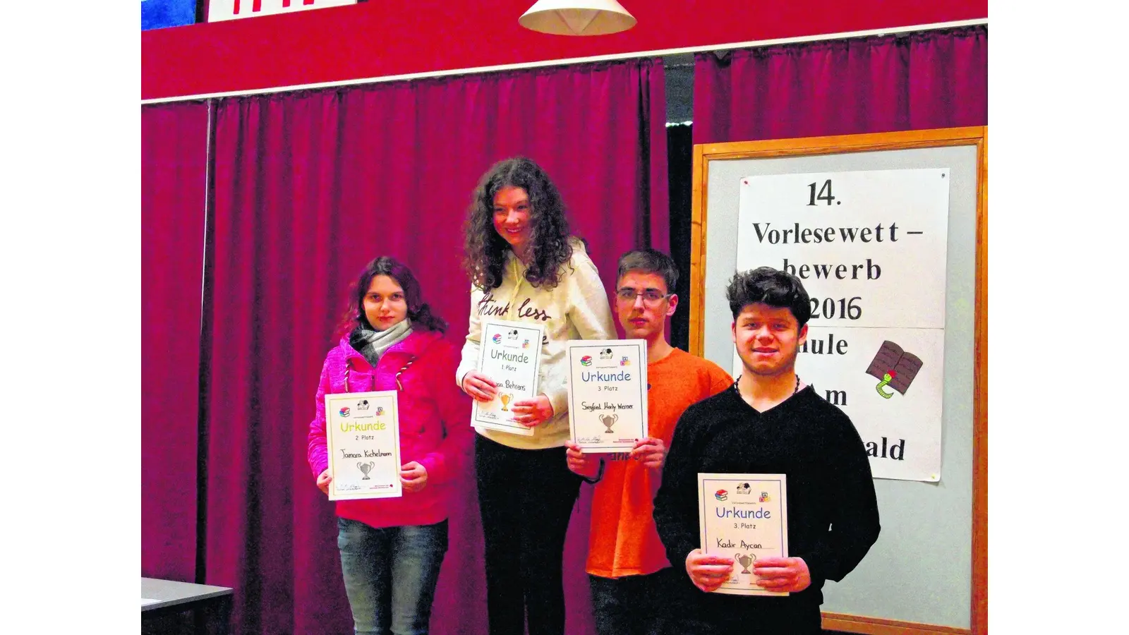 Lesen stärkt Selbstbewusstsein der Schüler (Foto: gr)