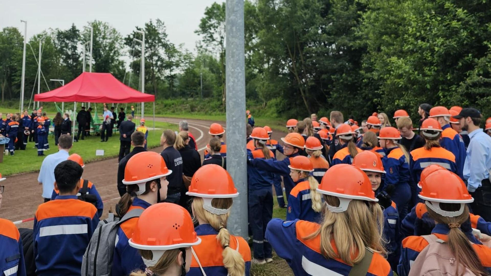 Die Laufbahnen mussten immer freigehalten werden. (Foto: privat)