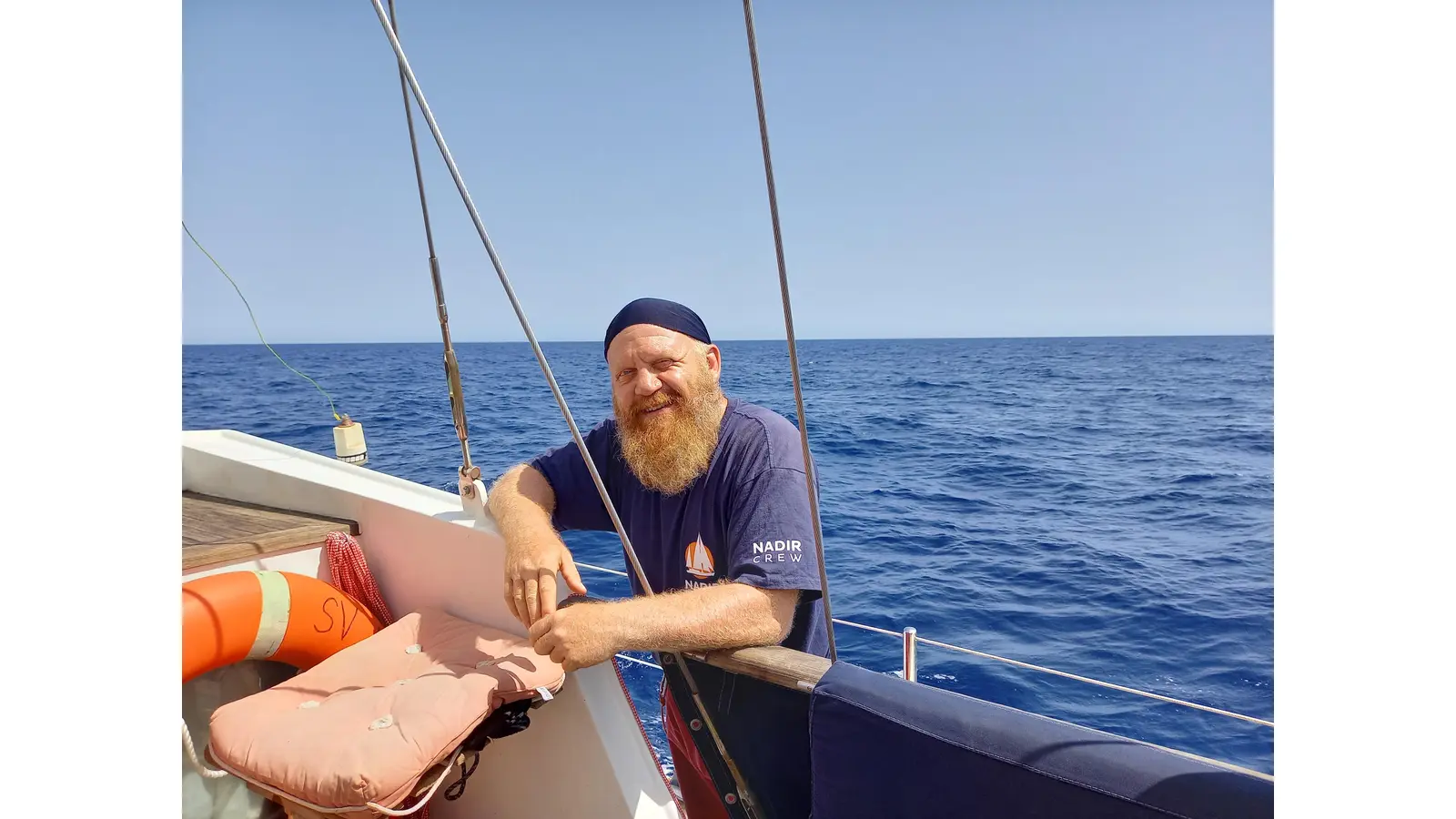 Martin Kolek erzählt über das Thema Seenotrettung im Mittelmeer. (Foto: privat)