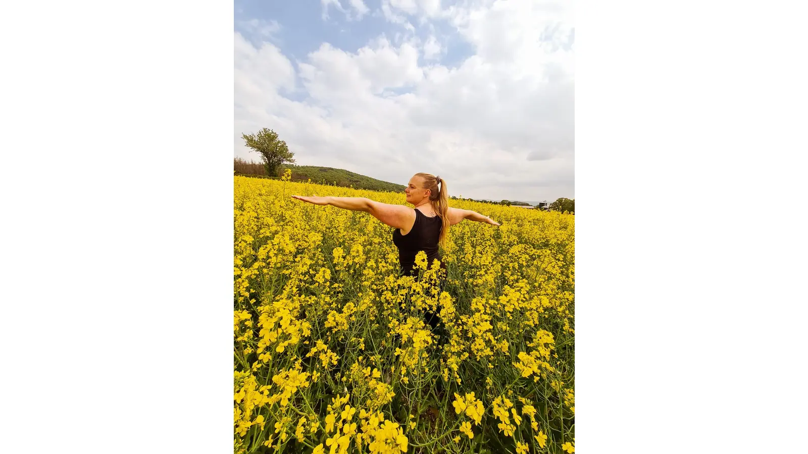 Naturverbunden am Deister: Yoga mit Melanie Jahn. (Foto: privat)