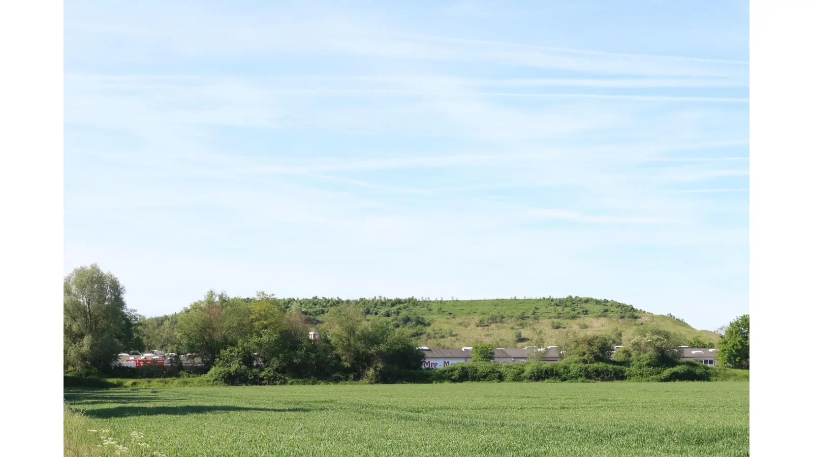 Die Planungen für den Aufbau eines PV-Parkes auf der Halde und in deren Umfeld haben einen deutlichen Dämpfer bekommen.  (Foto: ab)