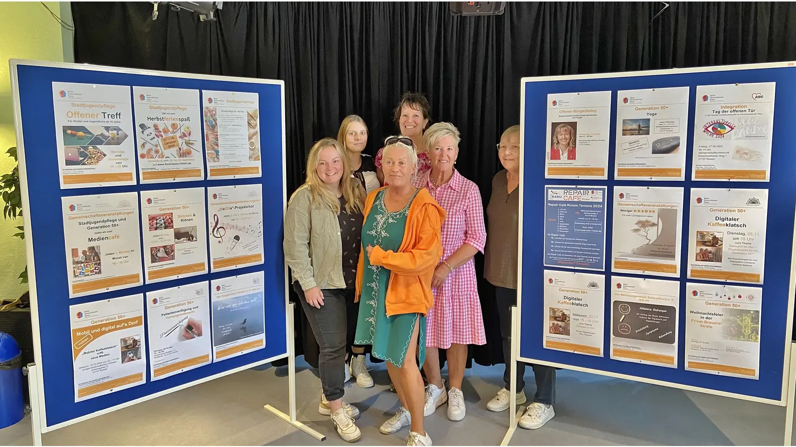 Das Team des Mehrgenerationenhauses in der Ostertorstraße mit (v.l.) Jacqueline Uhlig, Alena Ulrich, Petra Uhe, Claudia Zehrer, Christel Grannemann-Bülte und Elke Held.  (Foto: ste)