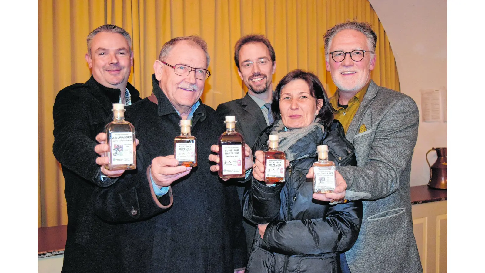 Edle Tropfen mit kreativen Namen für den guten Zweck (Foto: red)