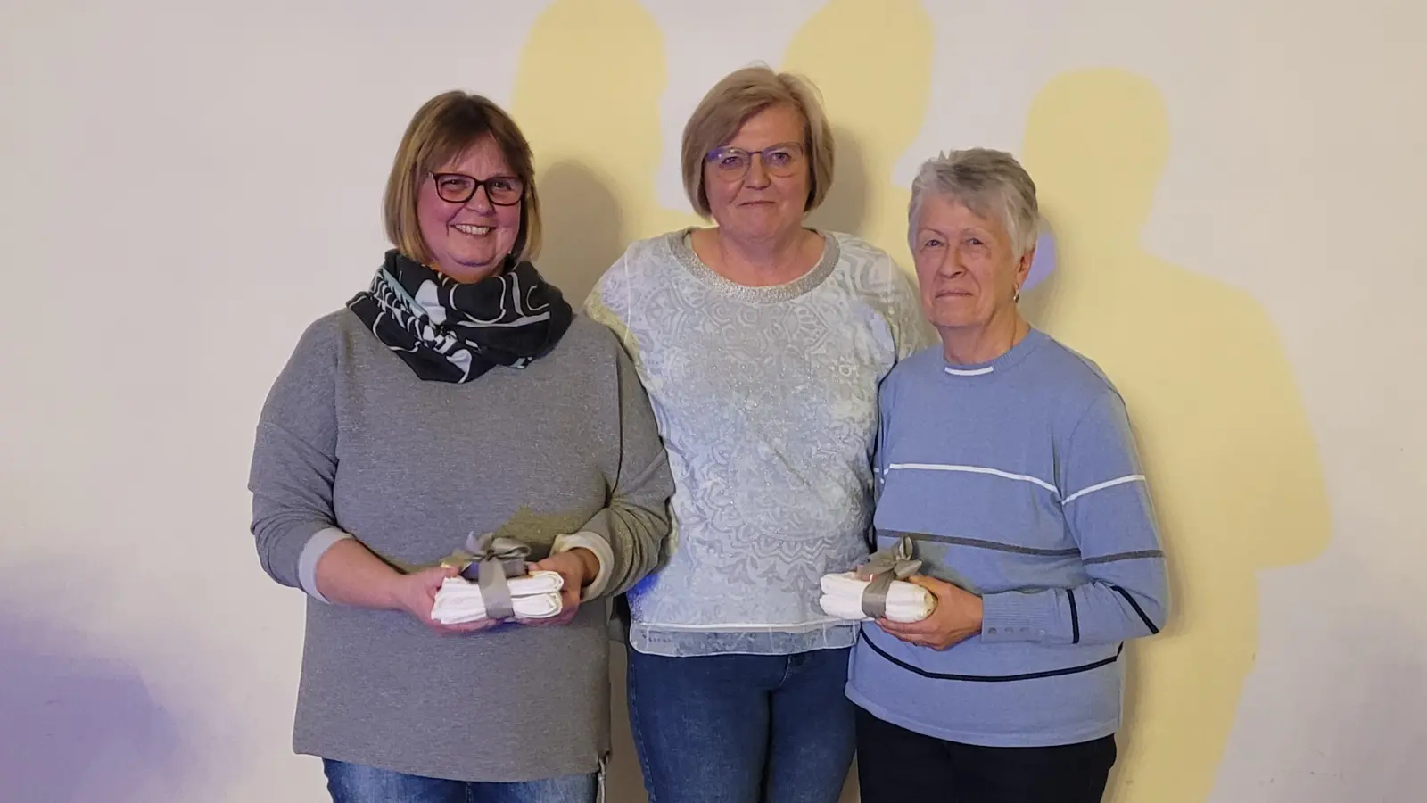 Die geehrten Mitglieder (v.li.): Sonja Hartmann, Annegret Bothe (1. Vorsitzende) und Ingrid Hoffmann. (Foto: privat)