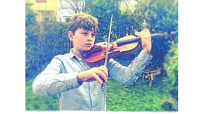 Barockmusik und Balladen, gespielt von einem 12-Jährigen (Foto: ste)