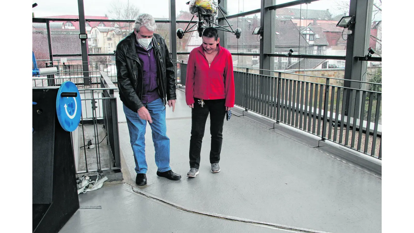 Bescherung für das Hubschraubermuseum (Foto: nh)