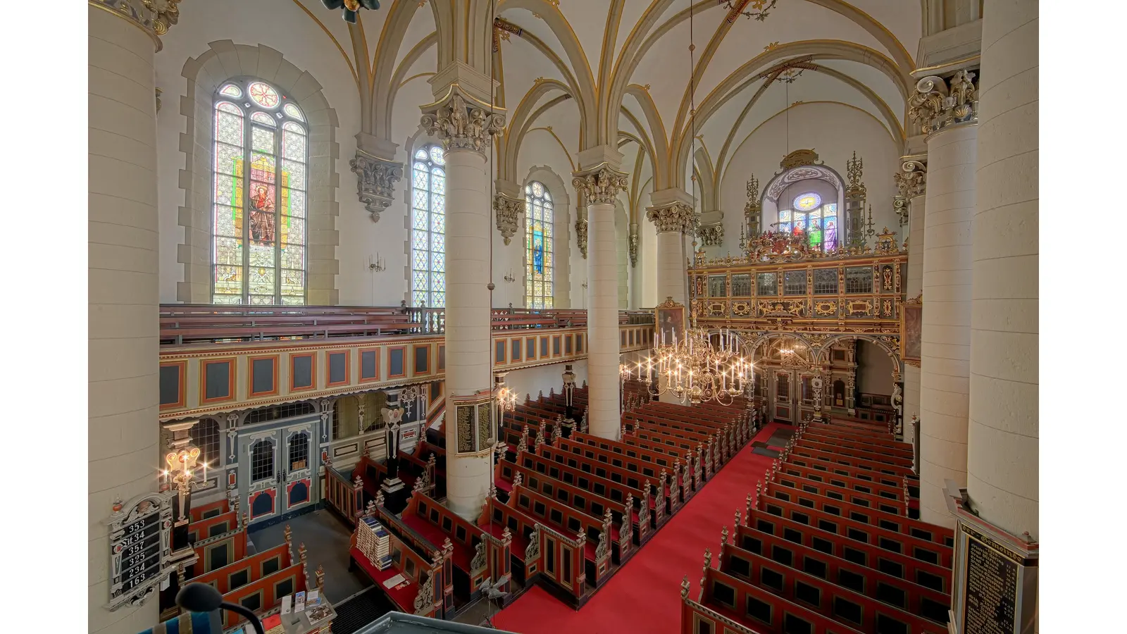 Die Innenansicht der Stadtkirche mit der Fürstenloge. (Foto: privat)