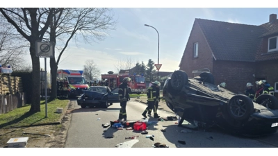 Die Unfallstelle in Lüdersfeld. (Foto: privat)