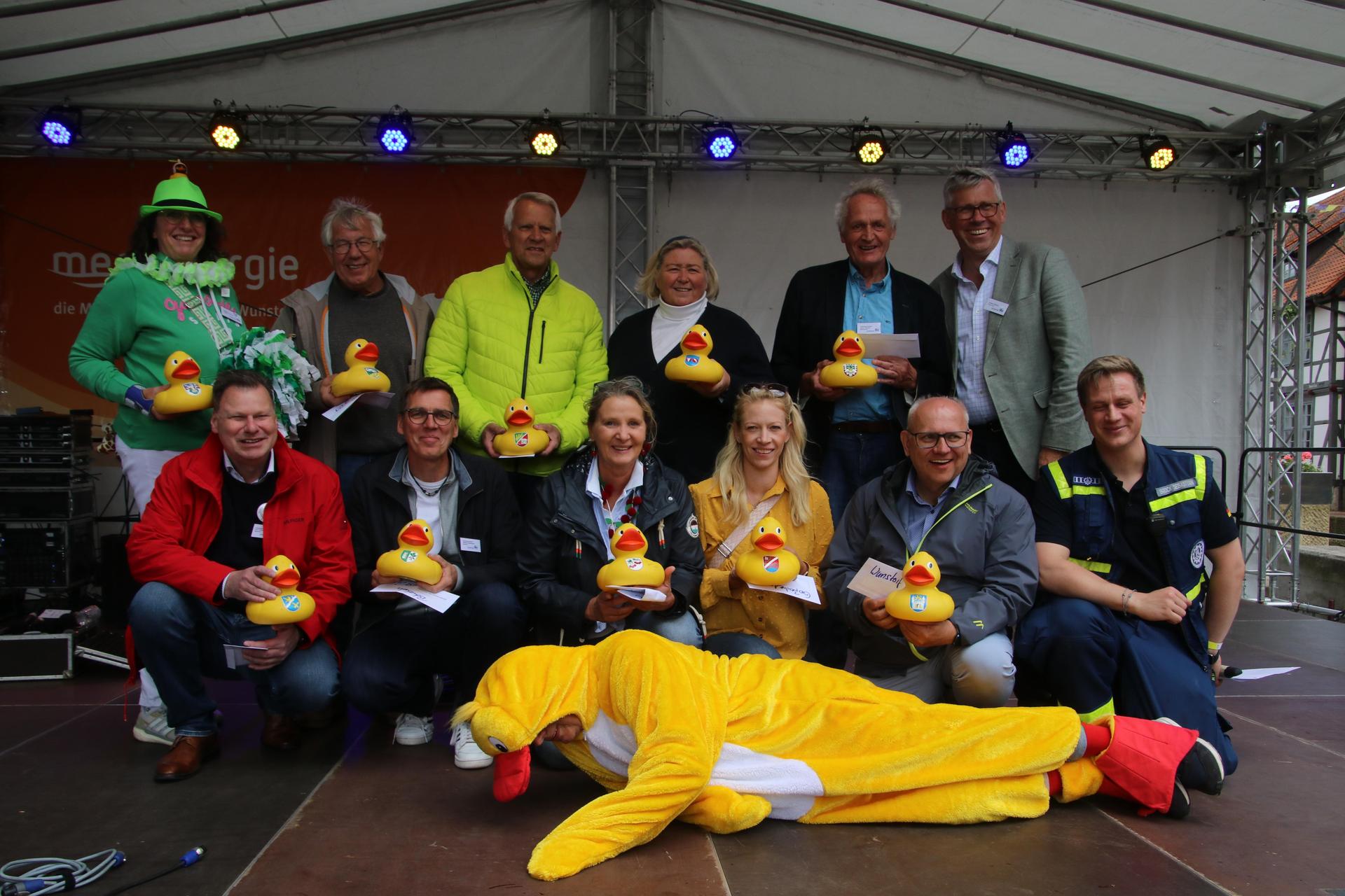 Viel Freude beim Entenrennen. (Foto: gi)