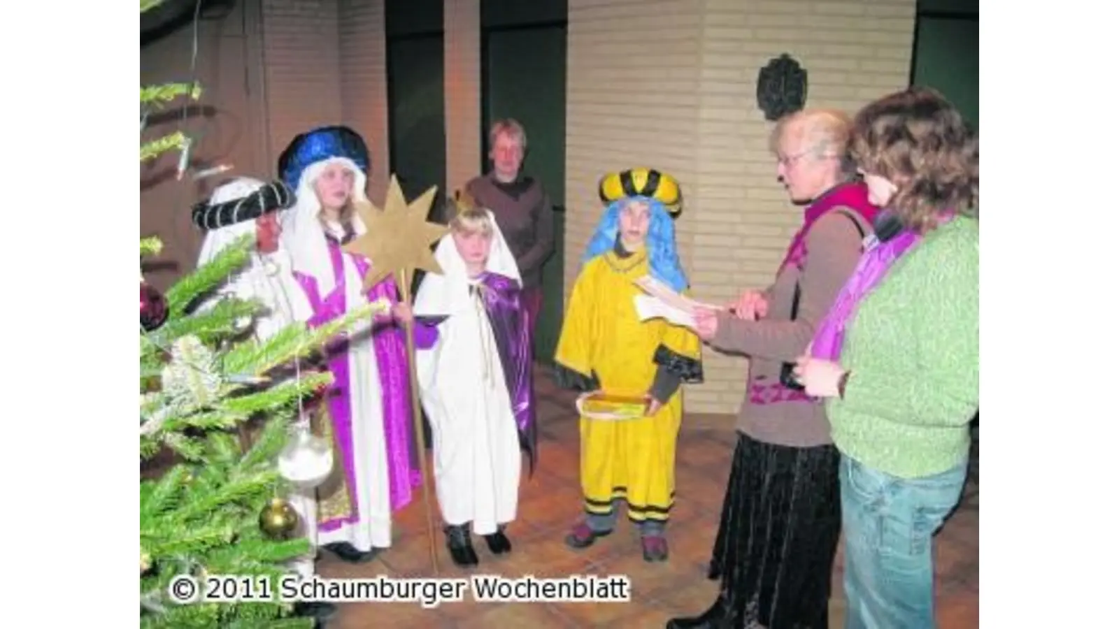 Sternsinger verkünden Frieden von Bethlehem (Foto: red)