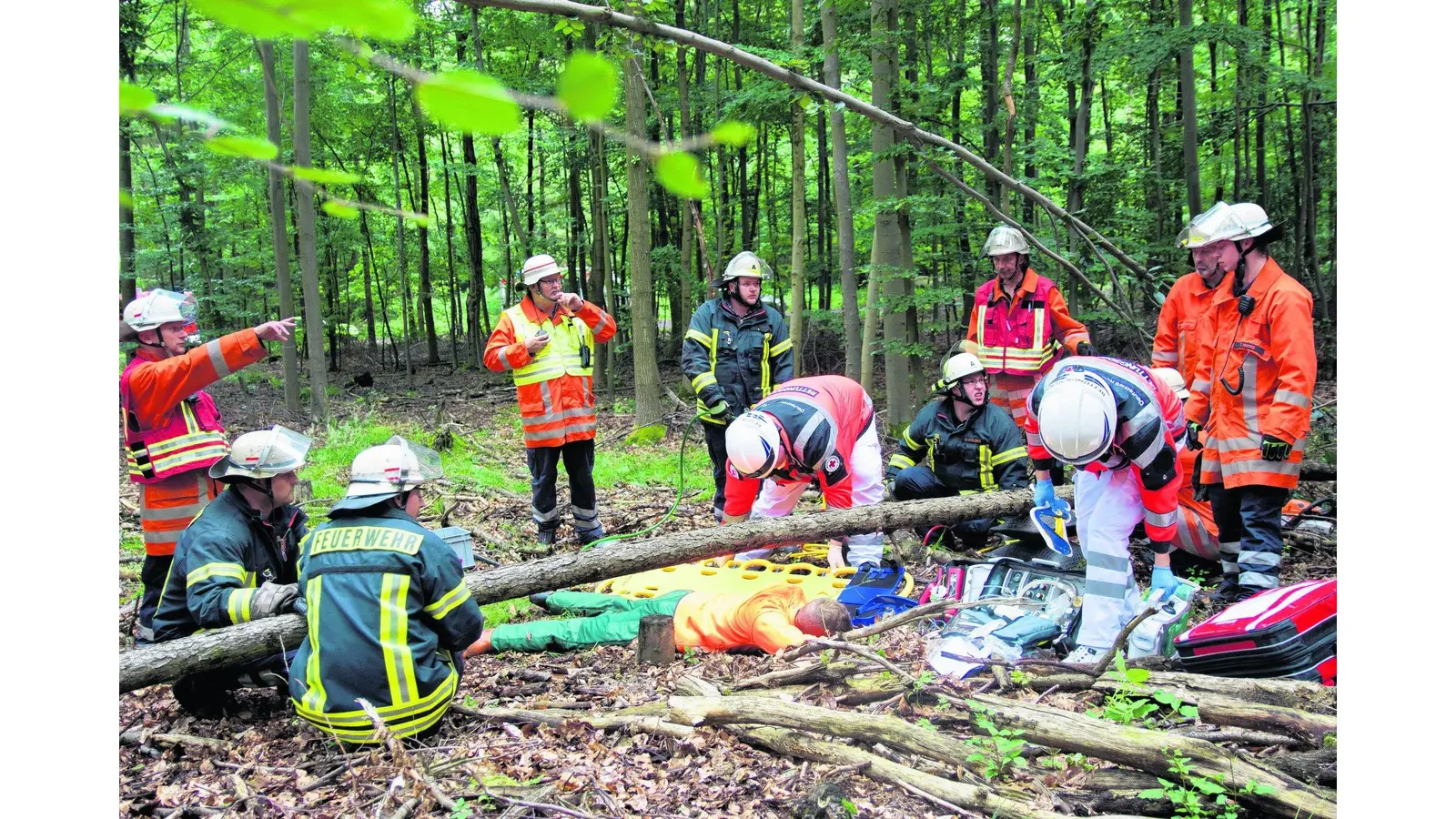 Rettungspunkte verhindern Verirren (Foto: wa)