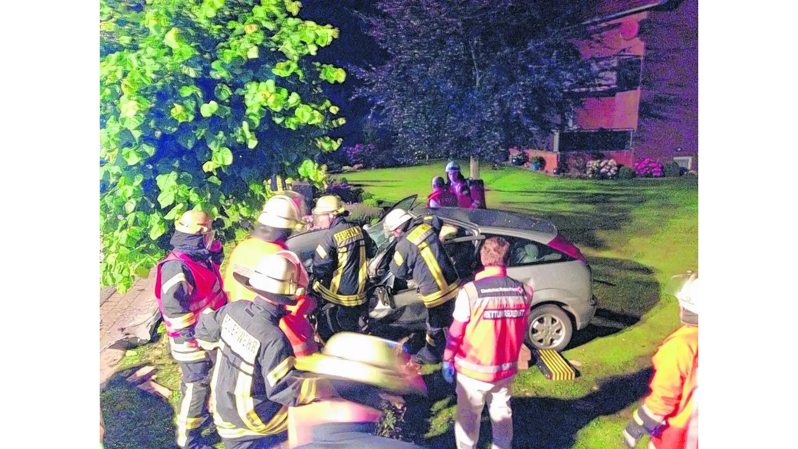 Fahrzeug gerät ins Schleudern (Foto: mk)