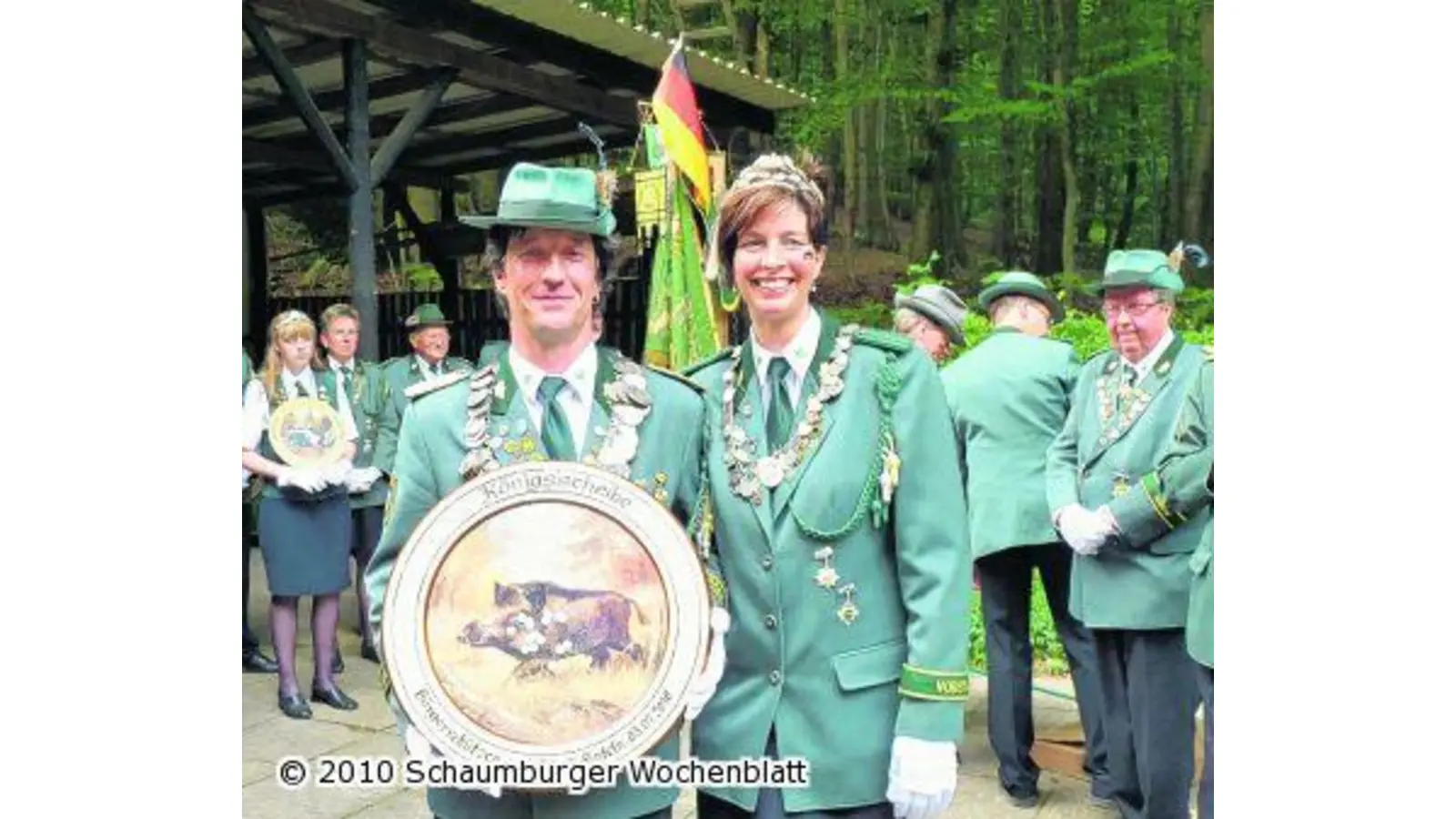 Oliver Sperlich zum neuen König der Bürgerschützen proklamiert (Foto: km)