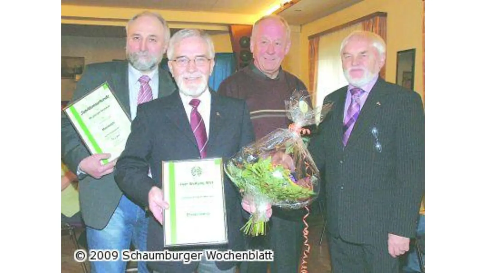 Ehrung der Vorstandsmitglieder (Foto: wtz)