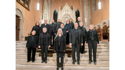 In der Stiftskirche: Die Kantorei.