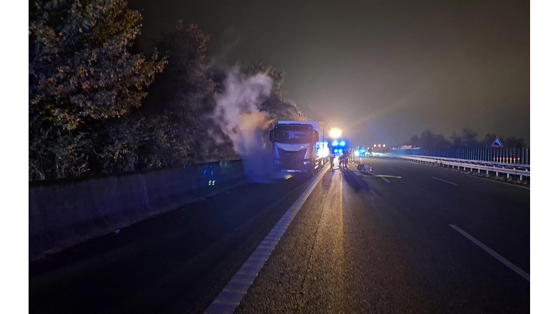 Die Einsatzstelle auf der A2. (Foto: privat)