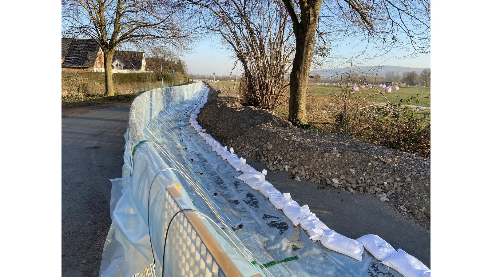 Die Hochwasserschutzwand Haawal wird in der Ost-Contrescarpe heute zurückgebaut.  (Foto: ste)