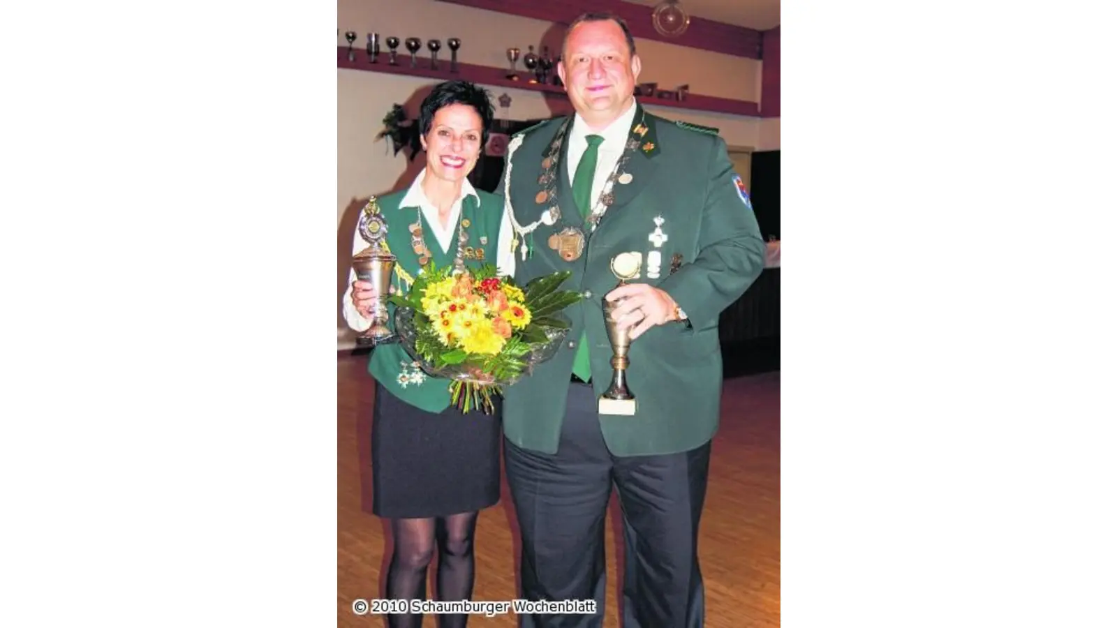 Königskette für Birgit Siebert und Joachim Alder nach Stechen (Foto: red)