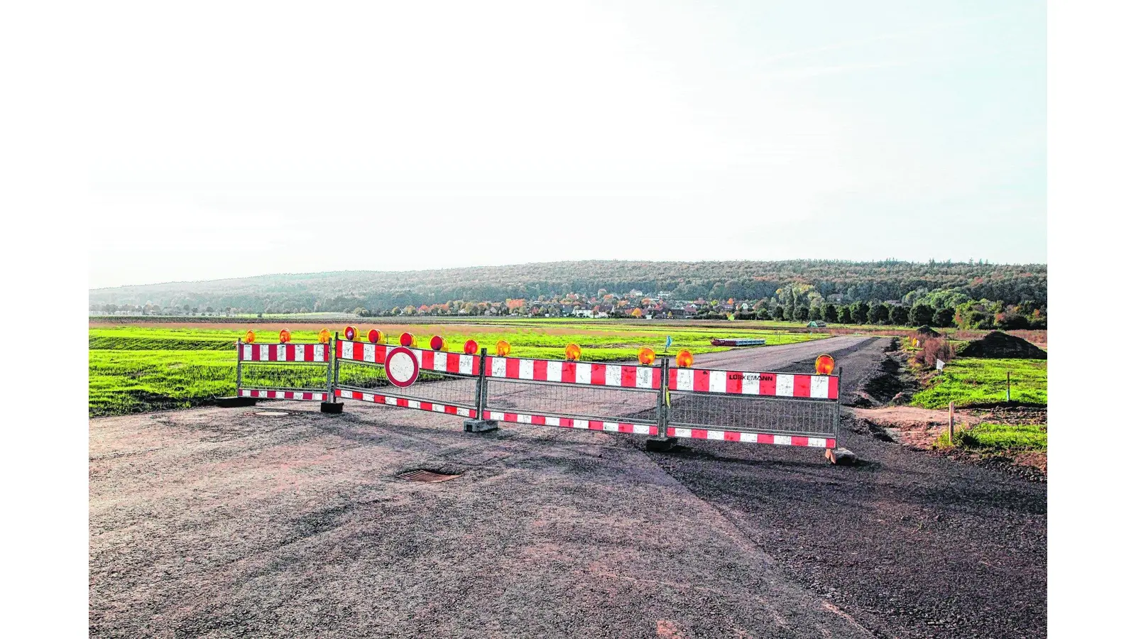 Fortschritt im neuen Gewerbegebiet verzeichnet (Foto: red)