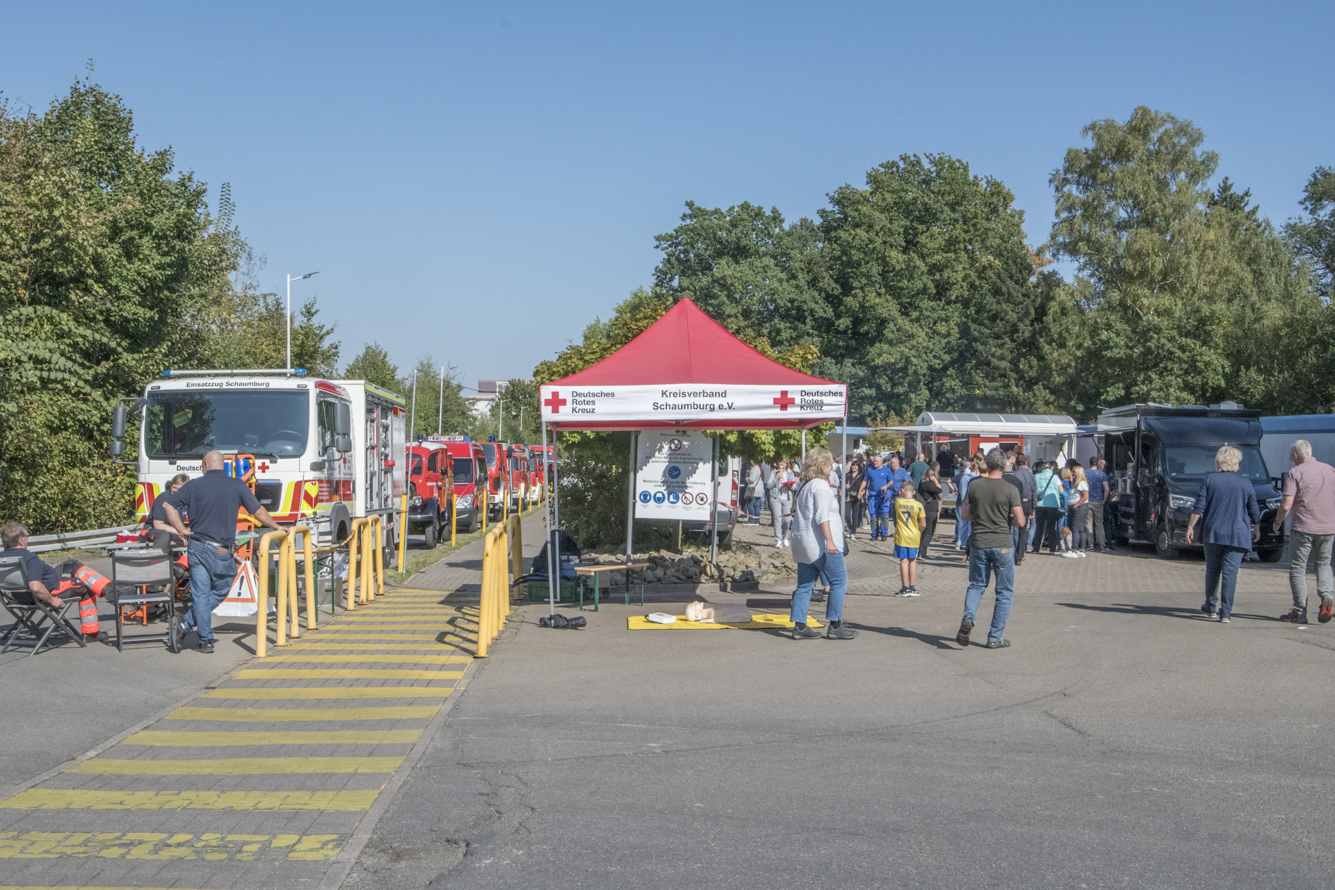 Besucherandrang zum Tag der offenen Tür. (Foto: nd)