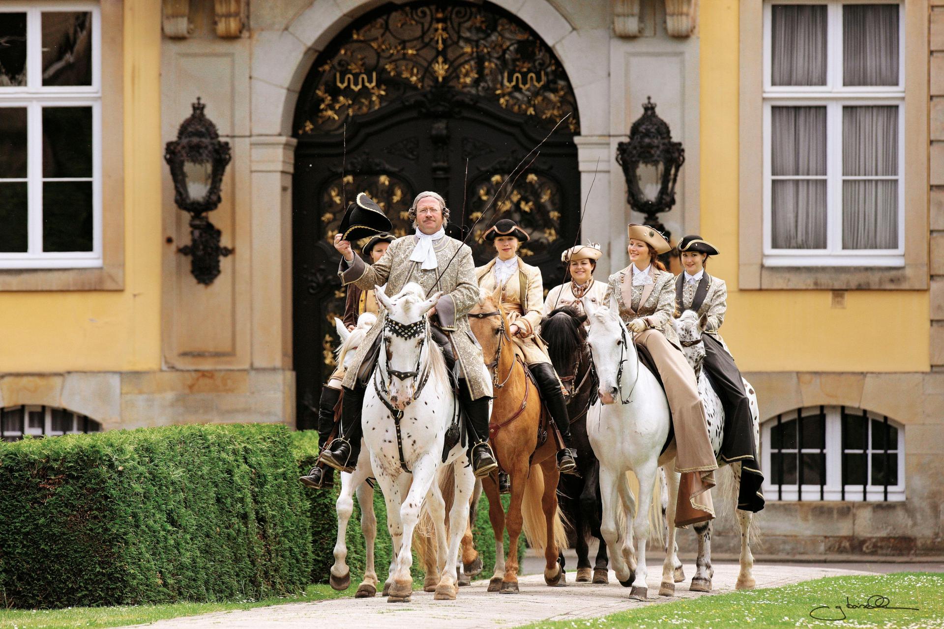 Die Fürstliche Hofreitschule sorgt für Programm. (Foto: Schloss Bückeburg)