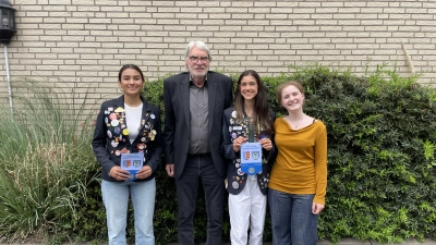 Nach dem Meeting (v.li.): Constanza Bouroncle, Holger Böttger, Sofia Menezes und Johanna Senst. (Foto: privat)