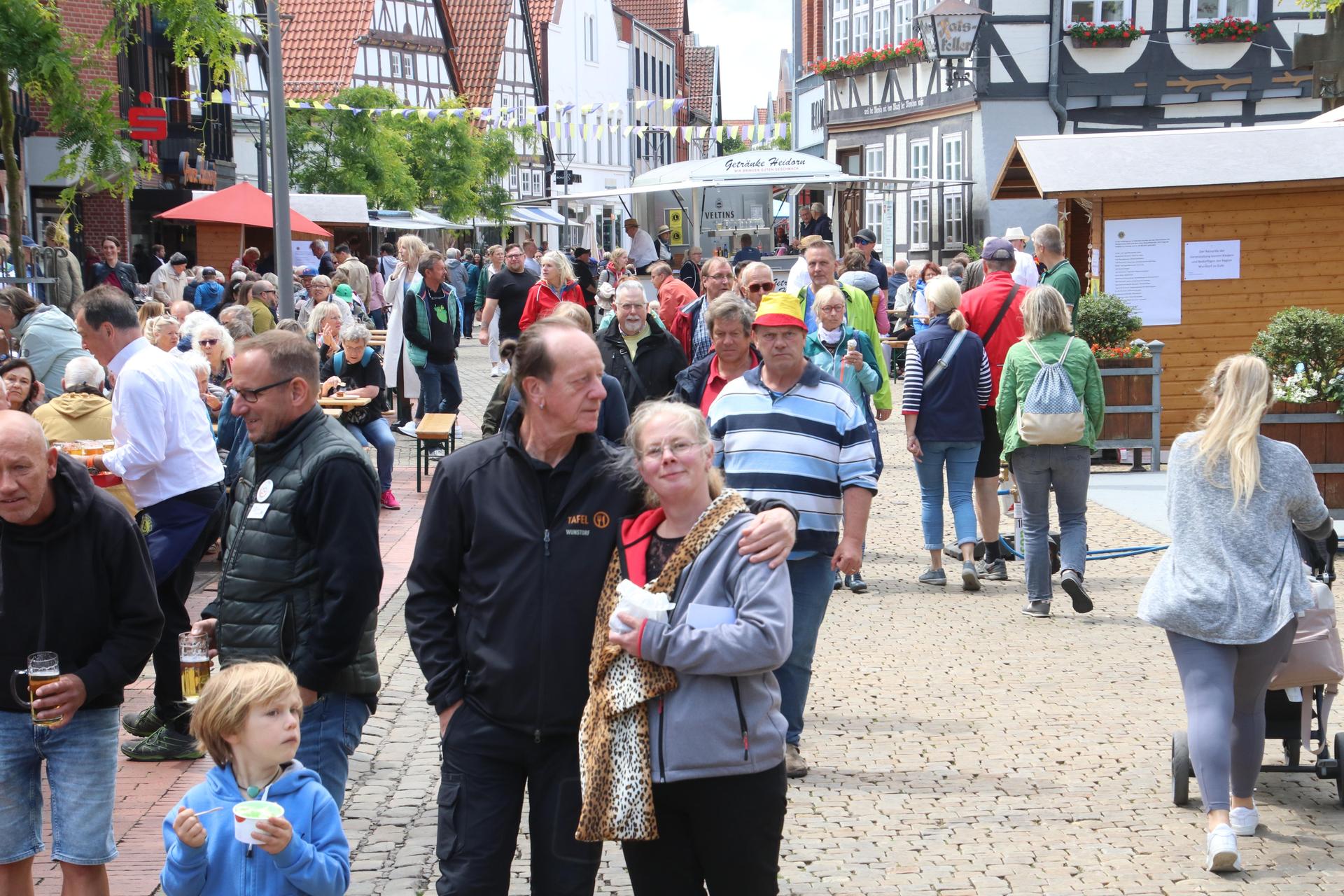 Gut besuchte Innenstadt. (Foto: gi)